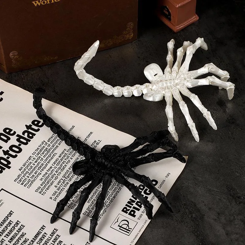 Drukowane 3D ruchome stawy Facehugger zabawki symulacja przegubowa figurka zwierząt ozdoby kreatywny Model dekoracja stołu