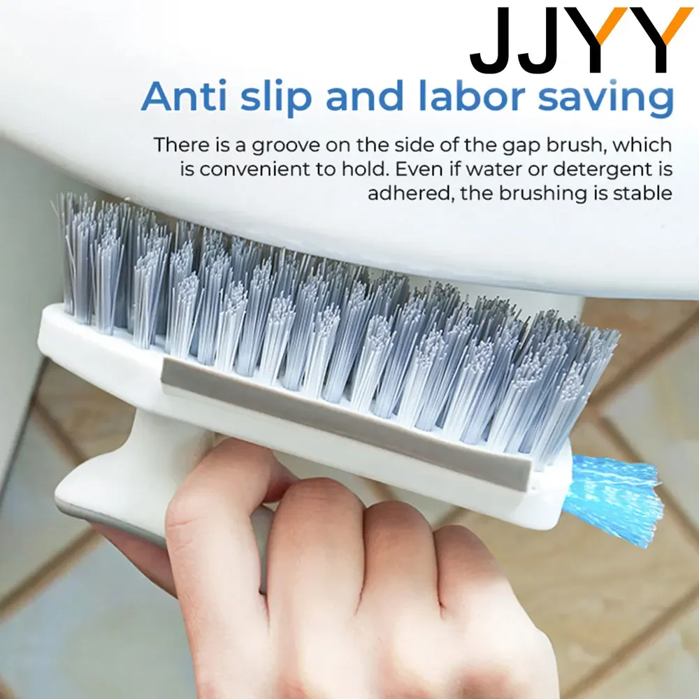 JJYY 4In1 Window Cleaning Brush Windows Slot Cleaner Brush Floor Seam Brush Scraping Brush Corner Crevice Toilet Cleaning Brush