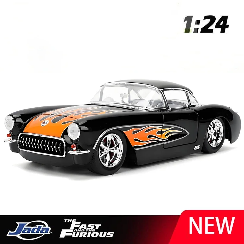 

JADA 1:24 1957сплавный мускулистый автомобиль, литье под давлением и игрушечный транспорт, модель автомобиля, миниатюрная масштабная модель автомобиля для детей
