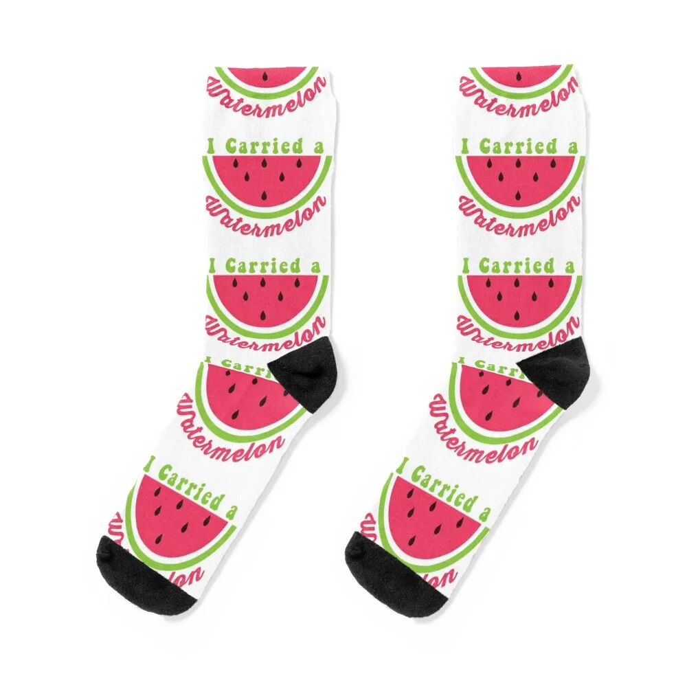 

I Carried A Watermelon Socks