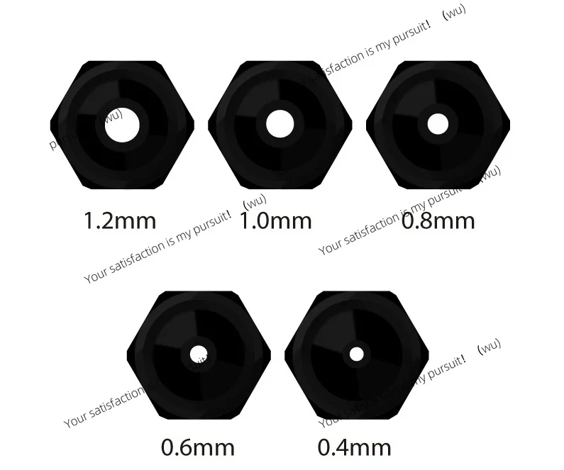 For E3D V6 Extruder 3D Printer Upgrade Spare Parts Mellow NF‑Volcano Hardened Steel Hotend Nozzle High Temp High Precision