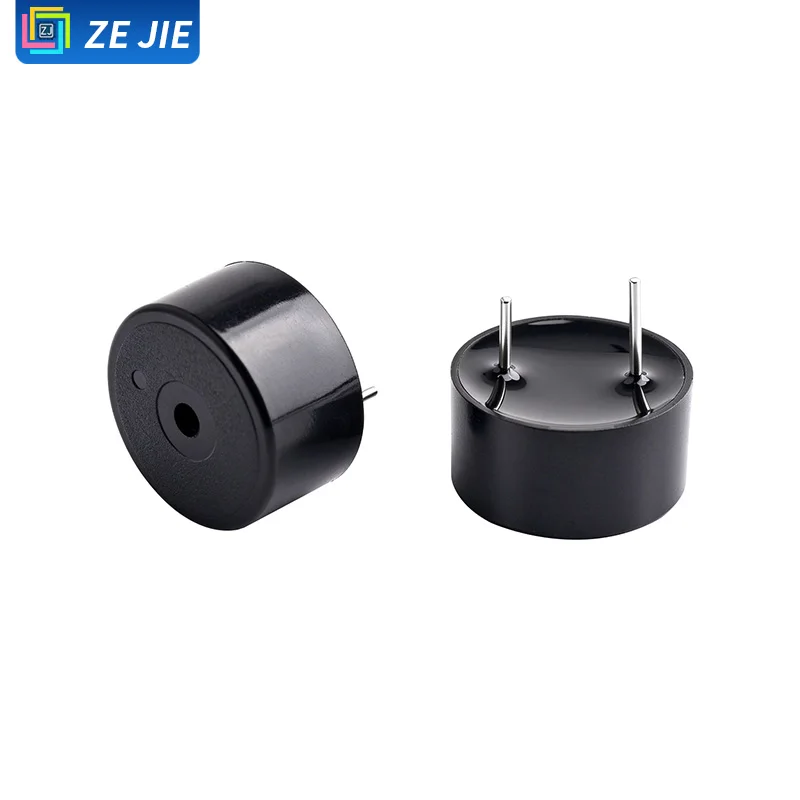 ZE JIE 1475 Piezo Active Buzzer 14*7.5mm DC High-decibel Alarm Sounder 5V / 12V Continuous Tone