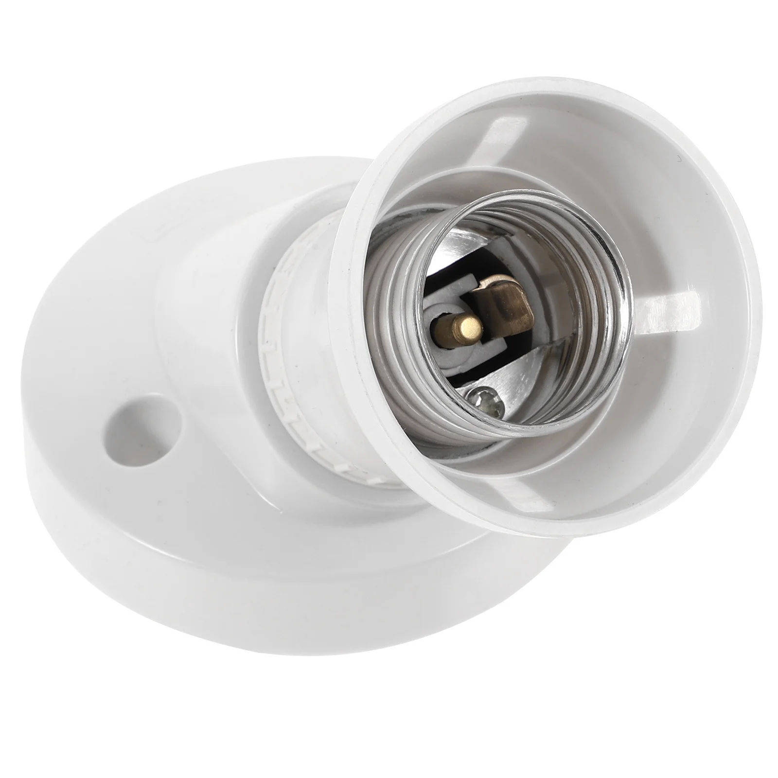 

E27 Skewed Mouth Holder Bakelite Base Easy Installation For Diy Lamp Kit Hanging Lamp Socket Light Bulb Holder Replacement