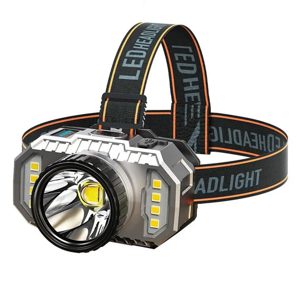 Fishing Headlamp USB Rechargeable Headlamp Outdoor Adventures Rechargeable Battery Compact And Lightweight Long Battery Life