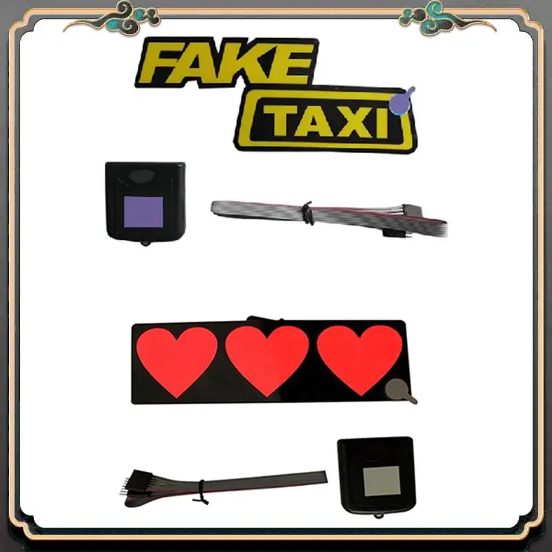 

M45K-1Set любовь забавный такси окно автомобиля наклейка лобовое стекло декоративные светодиодные аксессуары для укладки декоративные светящиеся светодиодные