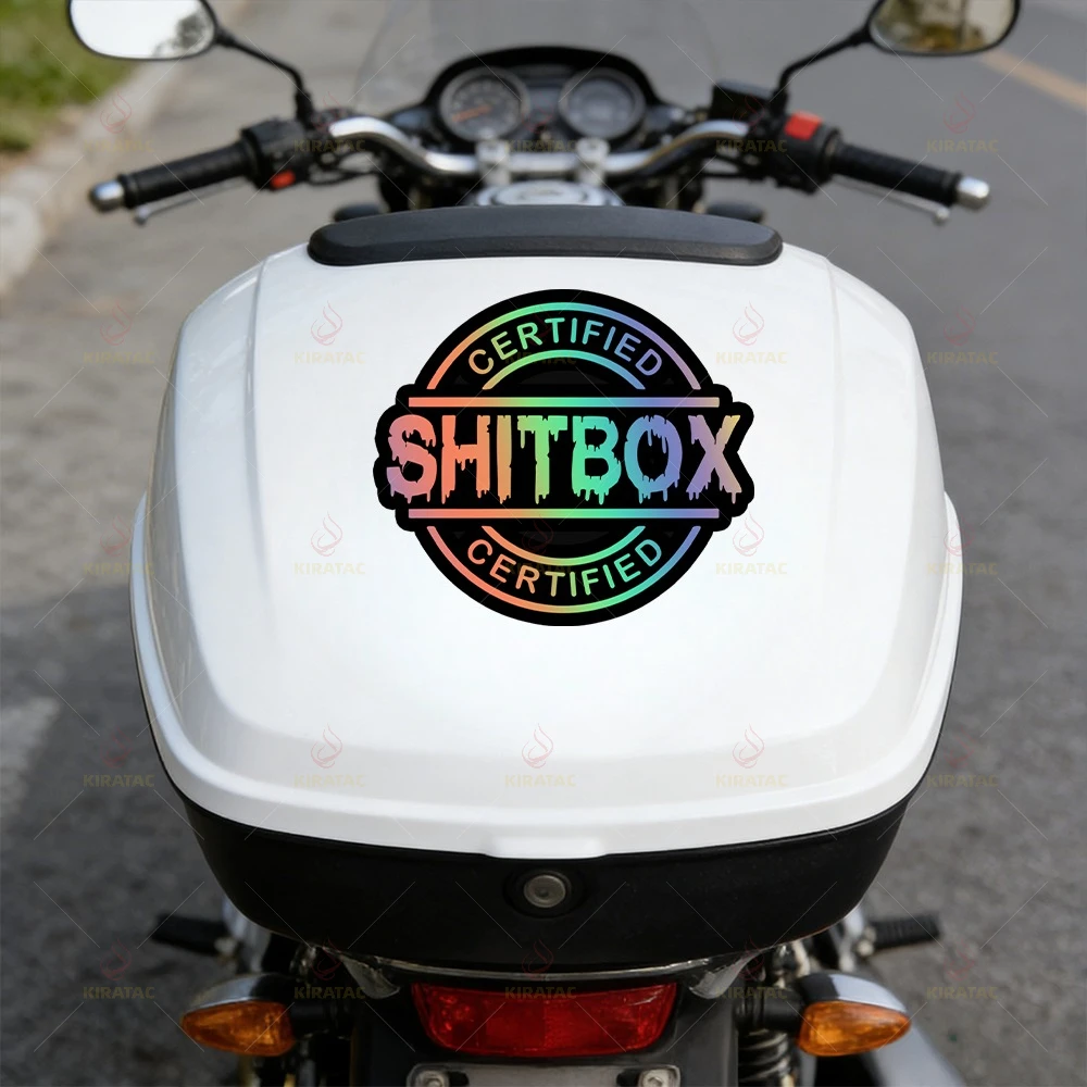1PC Certified Shitbox Funny Car Sticker - Waterproof Vinyl Decal for Window Trunk Motorcycle Helmet Fairing Scooter view 5