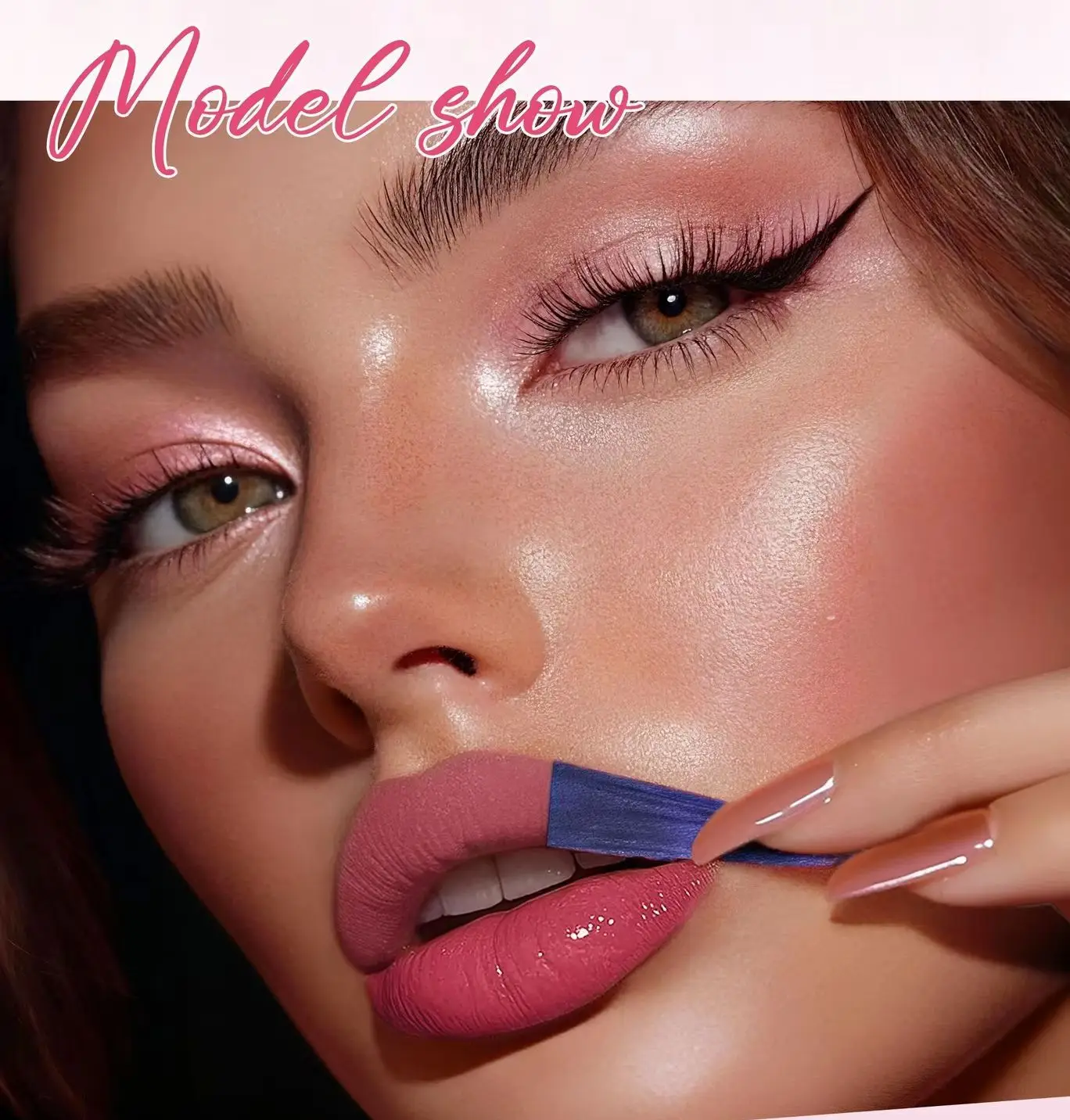 Double-headed Peel Off lip Tints/Stains Plump Lip Gloss Natural Waterproof Non Stick Cup Soft Nude Brown Tattoo Lip Liner Makeup