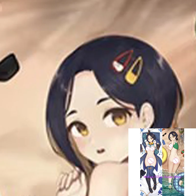 

Dakimakura Anime Pillow Cover Rinwell Double Sided Print Life-size Halloween Decoration