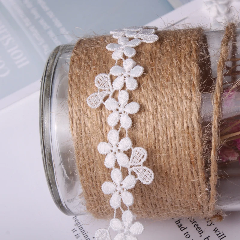 

2.5cm white water soluble lace trim fabric ribbons DIY household clothing art dress skirt tablecloth decoration accessories