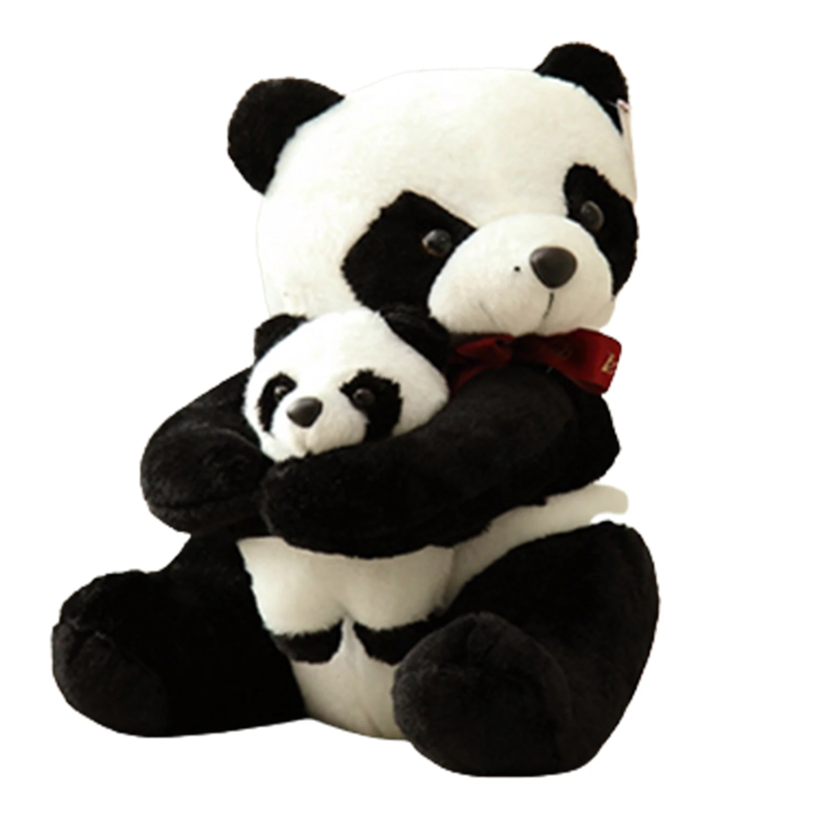 

Super Cute Parent-Child Panda Plush Toy Soft Stuffed Animal Doll Great Birthday Gifts For Boy Girl