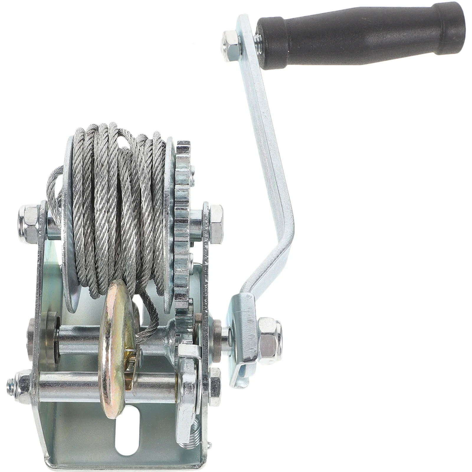 

Hand Winch Trailer Winch Small Winch Hand Crank Winch 500LBS (With 7m Steel Cable)