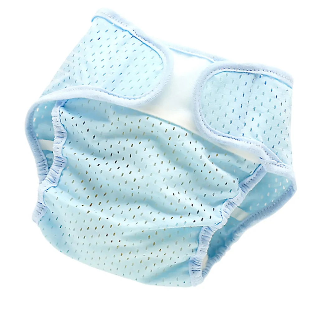 1Pcs Ice Silk Baby Diaper Size L Breathable Mesh Cover Summer Stretch Diaper High Elasticity Lightweight