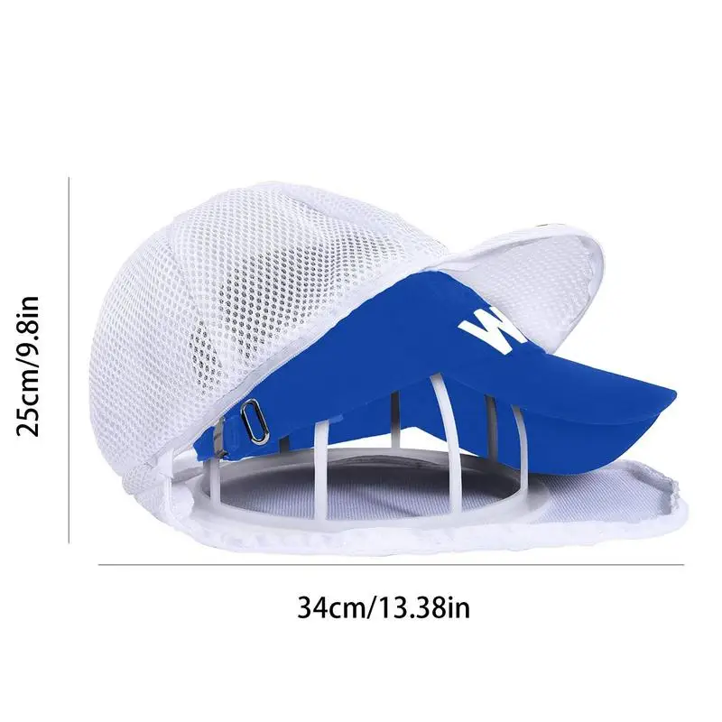 2pcs Anti Deformation Hat Washer Hat Cleaning Kit With Hat Washer Cage And Laundry Bag Multifunctional Baseball Cap Hat Washer