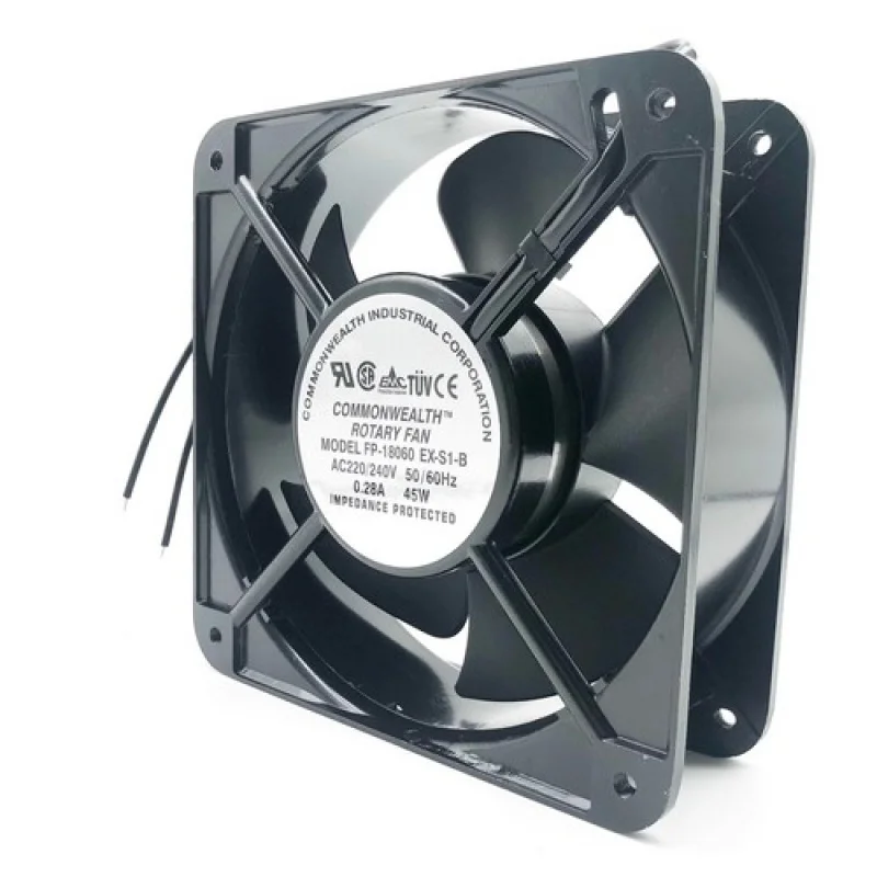 C     1PCS FP-18060 EX-S1-B AC 220V/240V 50/60Hz 0.28A 45W Metal Cooling Fan