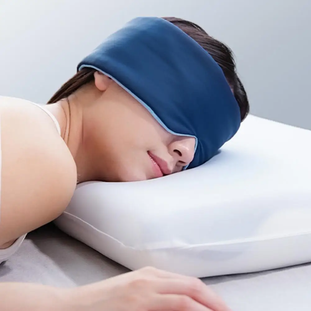 Sleep Blindfold Night Sleep Eye Cover Sleeping Eye Mask with Adjustable Strap Light Blocking Travel Blindfold Soft for Men