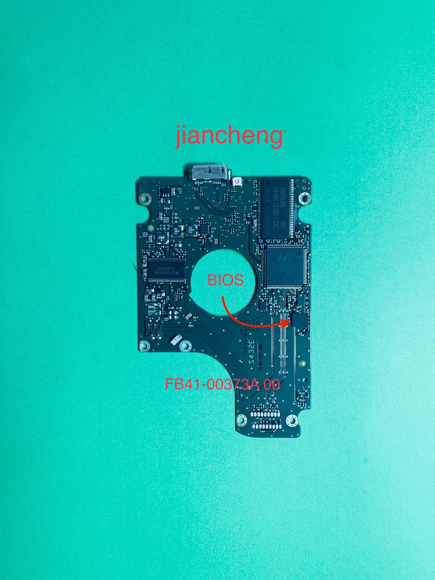 Samsung PCB bf41-00373a 00 hard disk logic board HDD notebook