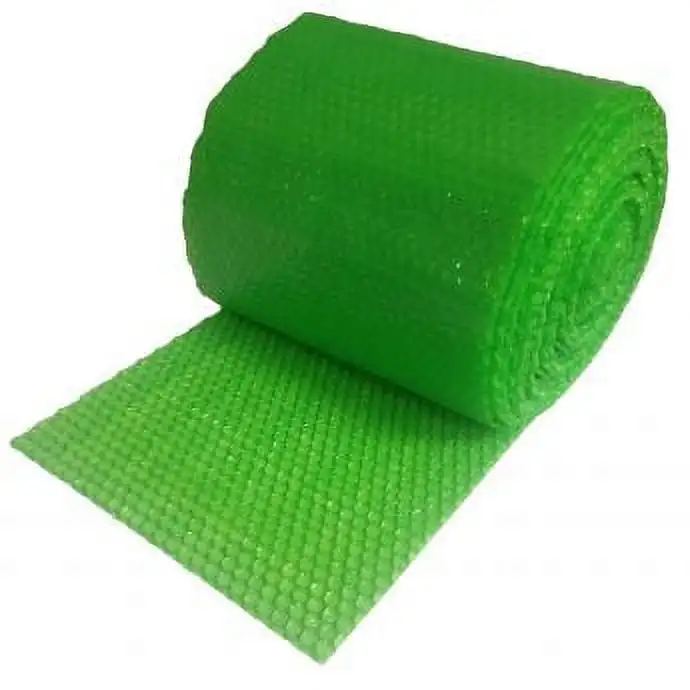 

Green Colored Bubble Roll, 120 ft x 12 in, 3/16 in Small Bubble