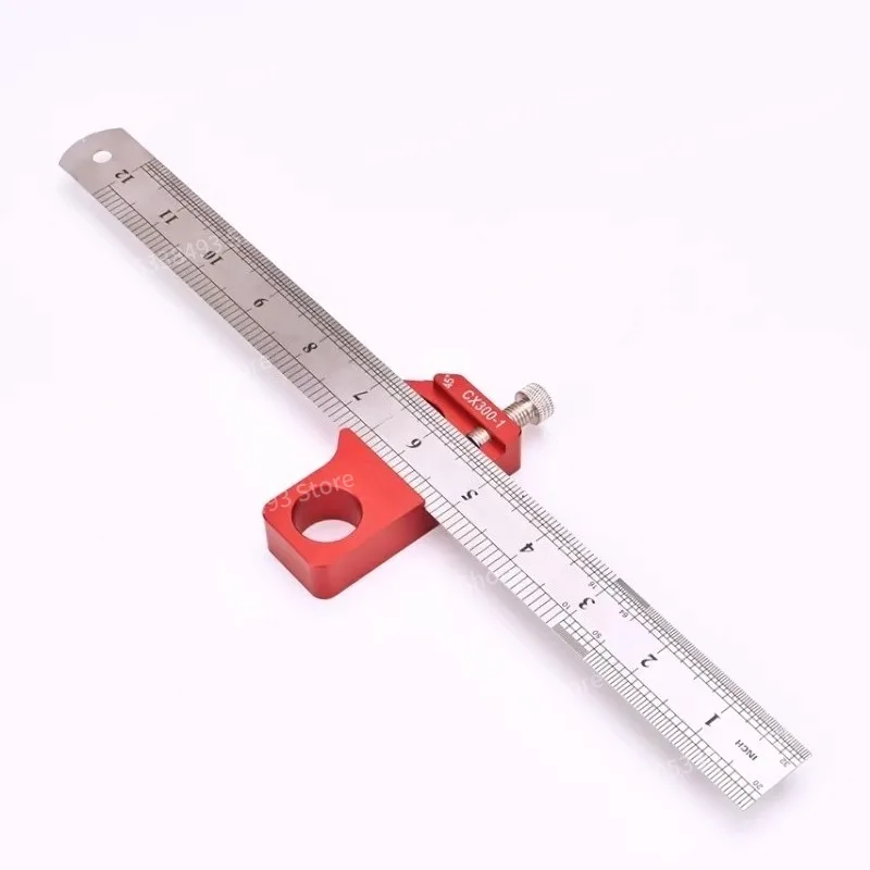 For Woodworking Right Angle Drawing Ruler Angle Ruler Adjustable Scriber Angle Gauge Height Ruler