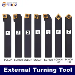 SCLCR SCLCL External Turning Tool SCACR SCKCL SCBCR SCKCR SCFCR SCMCN 1212H09 1616H09 2020K09 Holder For CCMT09 Carbide Inserts