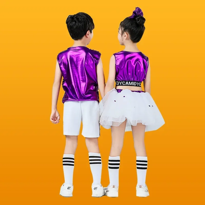 زي رقص شاش للفتيات ، ملابس رياض الأطفال ، تنورة شاش منتفخة ، أداء المدرسة الابتدائية ، فتيات رياض الأطفال