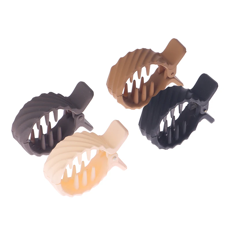 1Pc High Ponytail Fixed Claw Clip Round Hairpin Female High Ponytail Fixed Artifact Anti-sagging Small Clip Back Head Hairpin