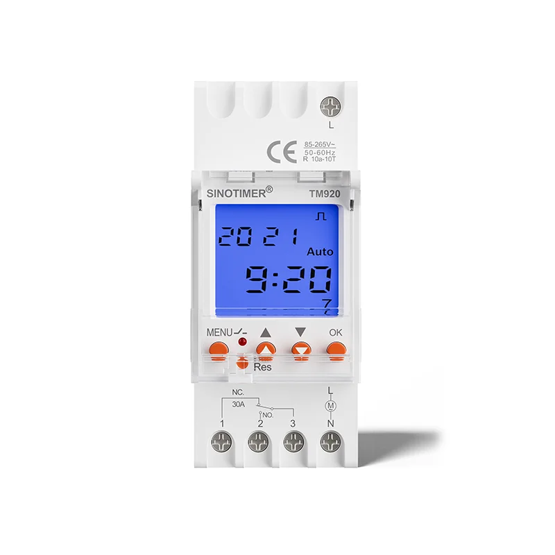 High Quality 3 Functions Into 1 Body Calendar Display Programmable Time Switch with Pulse and Countdown Functions