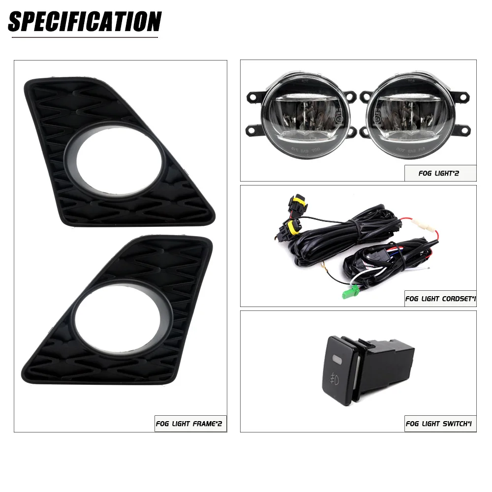 Applicable to Lexus 10-16 GS350F/250/300H/450H front LED fog lights, Lexus daytime running lights