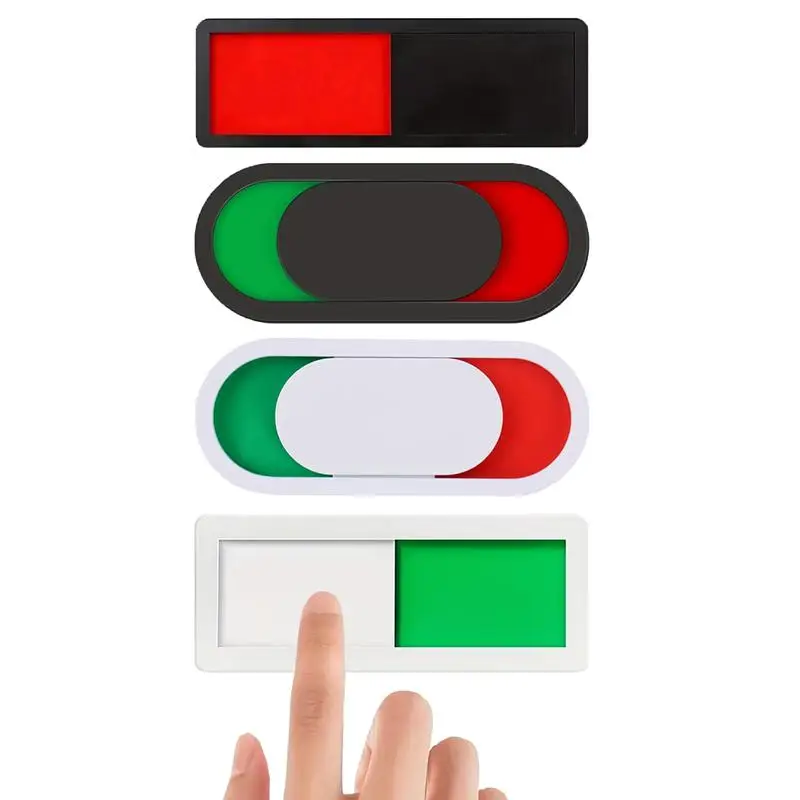 Acrylic Sliding Occupied Vacant Sign Strong Self Adhesive Easy Install For Office Restroom Meeting Rooms