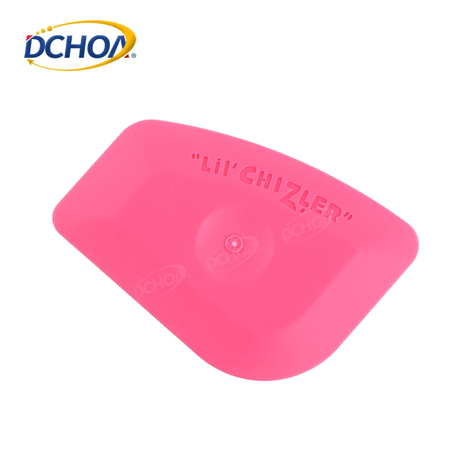 50PCS Lil Chizler Rubber Scraper Window Car Vinyl Wrap Squeegee Scraper Car Stickers Decals Carbon Film Install Tool Auto Clean