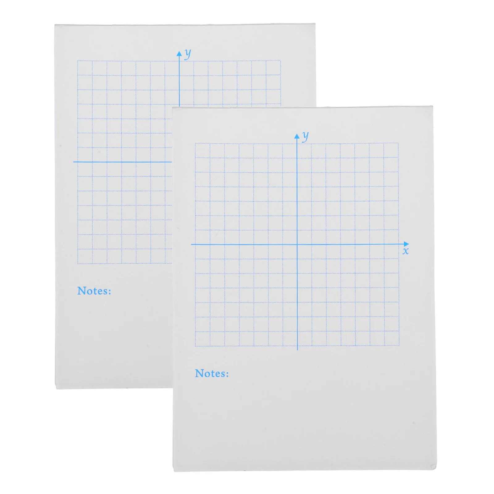 2 libri di carta pratica Xy, fogli di griglia multiuso, blocchi di disegno matematico, blocco note grafico con coordinate, carta grafica per