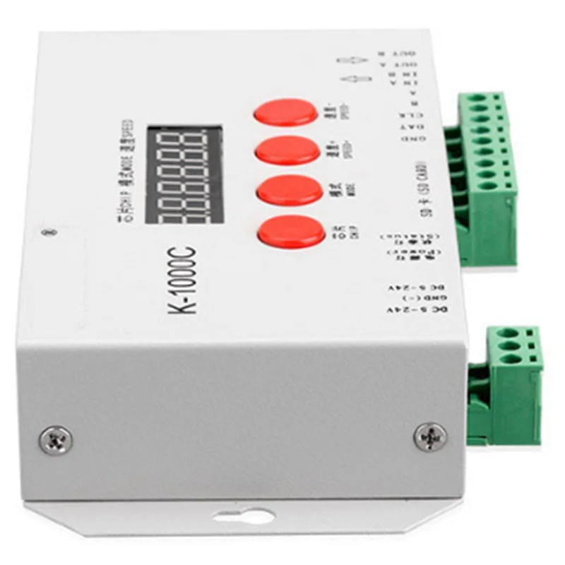 

ABUP-5X K-1000C Controller K1000C WS2812B WS2811 APA102 T1000S WS2813 LED 2048 Pixel Program Controller DC5-24V