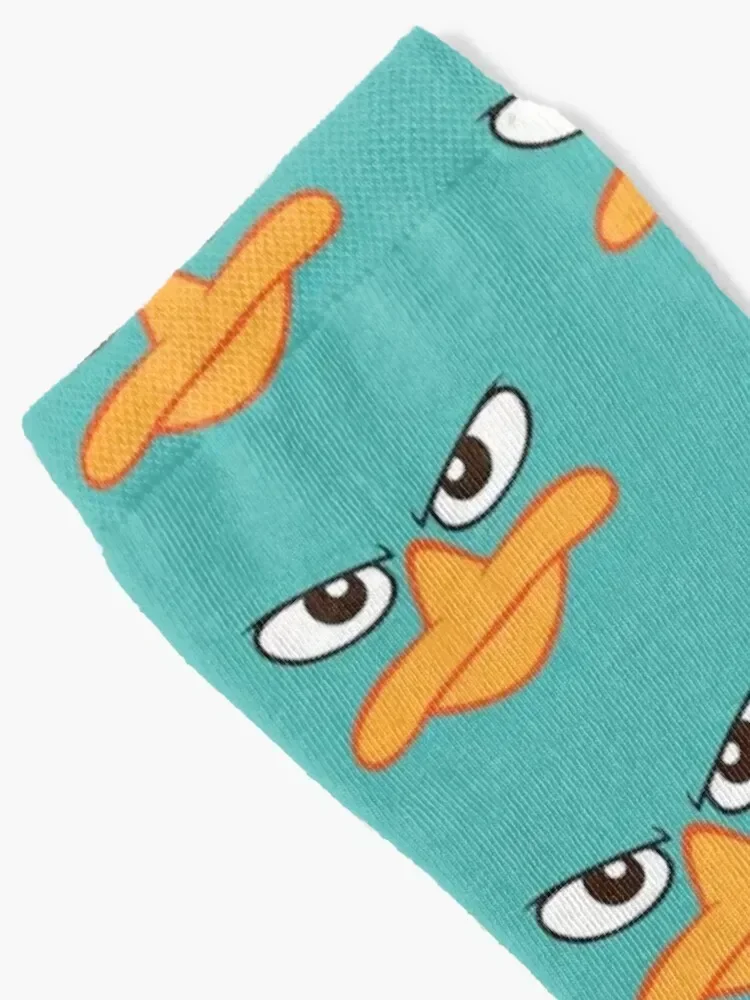 Perry the Platypus Mask Socks Antiskid soccer Running Ladies Socks Men's