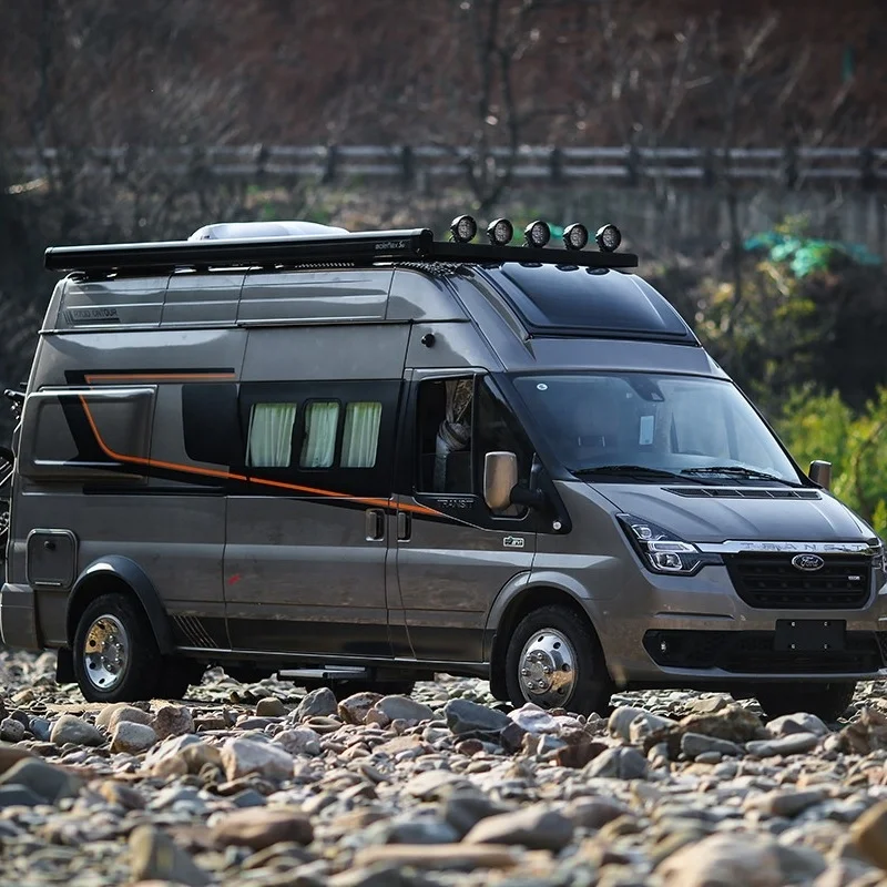 

Full Cassette Travel Caravans Side Awning With Led Light For Recreational Vehicle