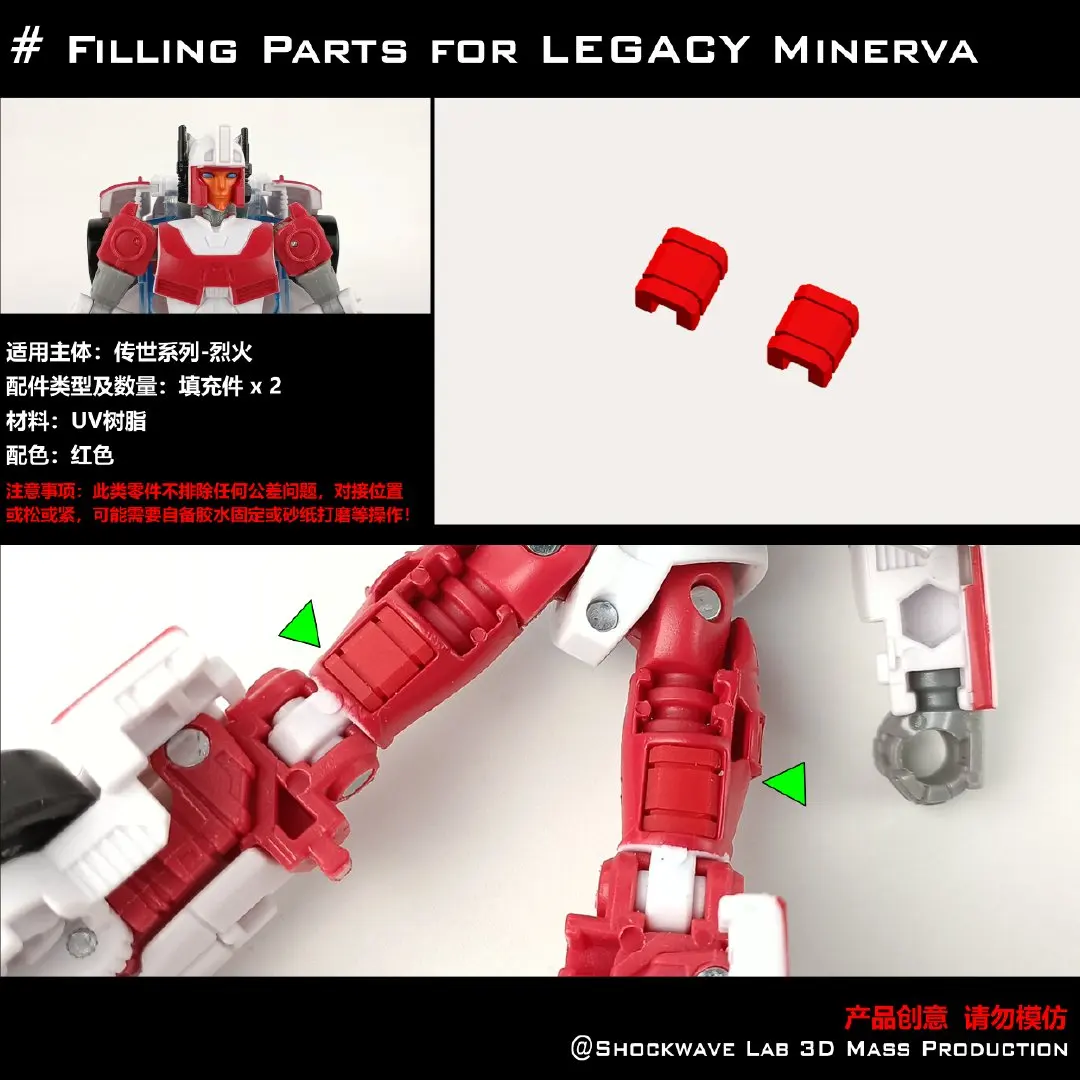 Shockwave Lab Filler Upgrade Kit Para Legacy Cyclonus Skullgrin Minerva Clampdown Pointblank cárter bomba Buss Mais acessórios