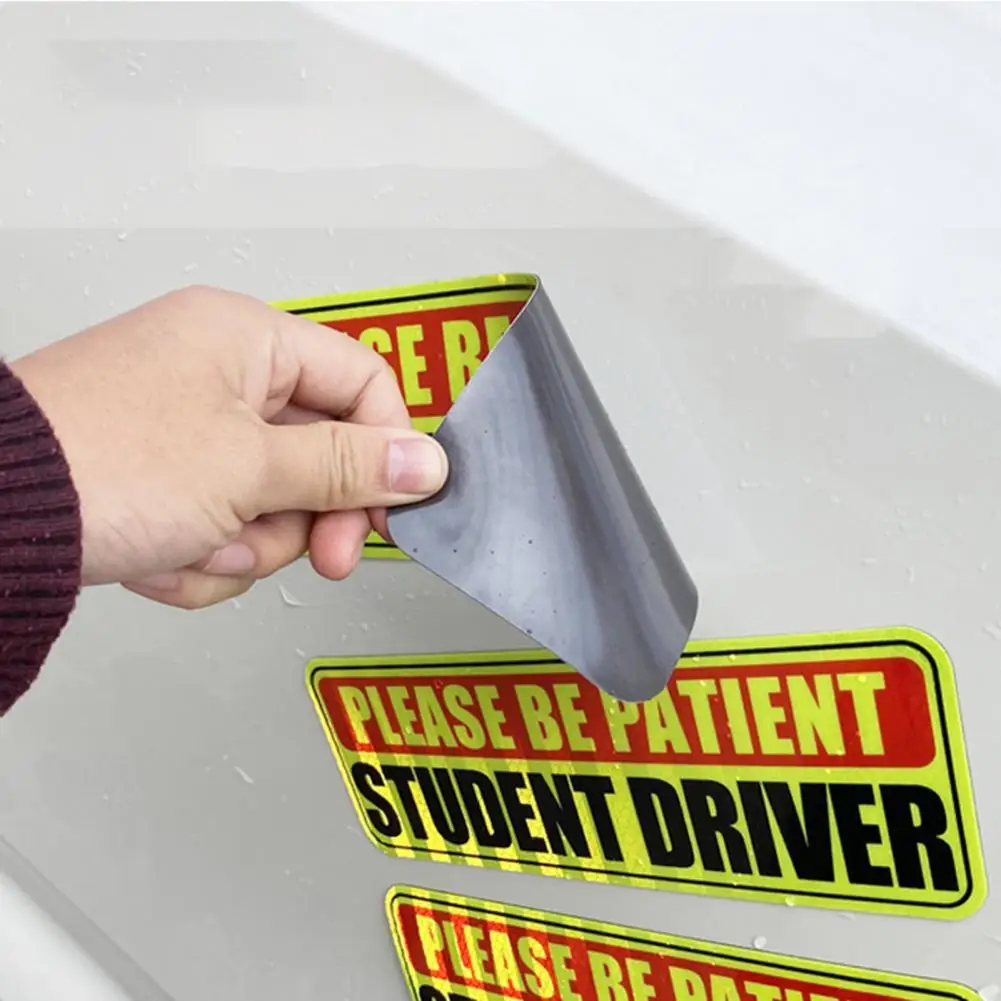 Nieuwe bestuurdersmagneet voor auto Reflecterende autostickers Essentiële magnetische borden voor nieuwe bestuurders Verbeter de verkeersveiligheid met voor trainee