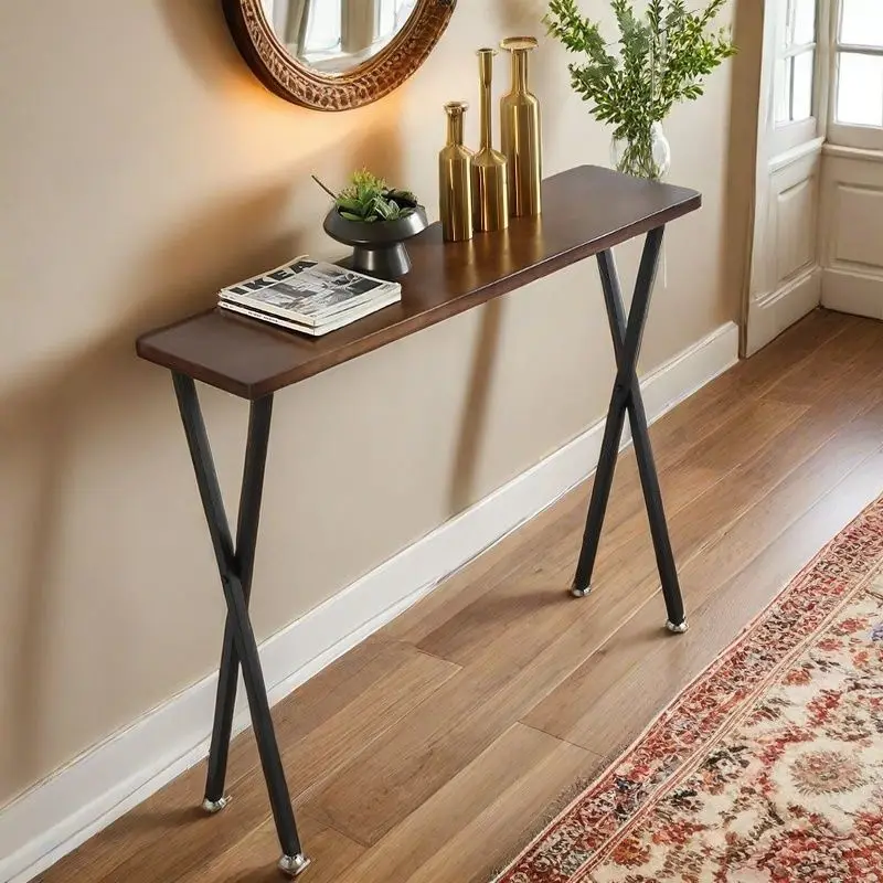 

Modern Wood Console Tables Hallway Luxury Home Console Tables Living Room Minimal Mueble Recibidor De Entrada Decoration