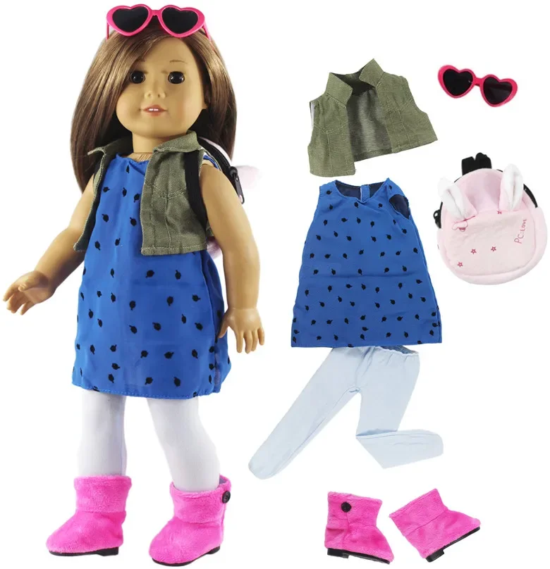 New 18 inch Doll Clothes Outfit for 18 inch American Doll Many Style for Choice #26