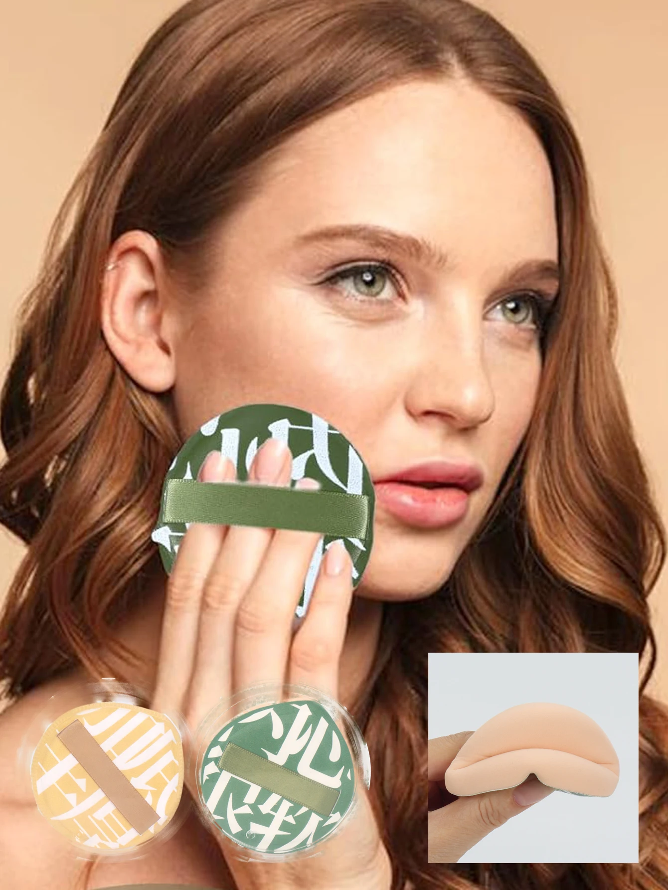 Soft Air Cushion Puff Makeup Blender Sponges Elastic Marshmallow Cosmetic Foundation Powder Set Powder Puff Set Box