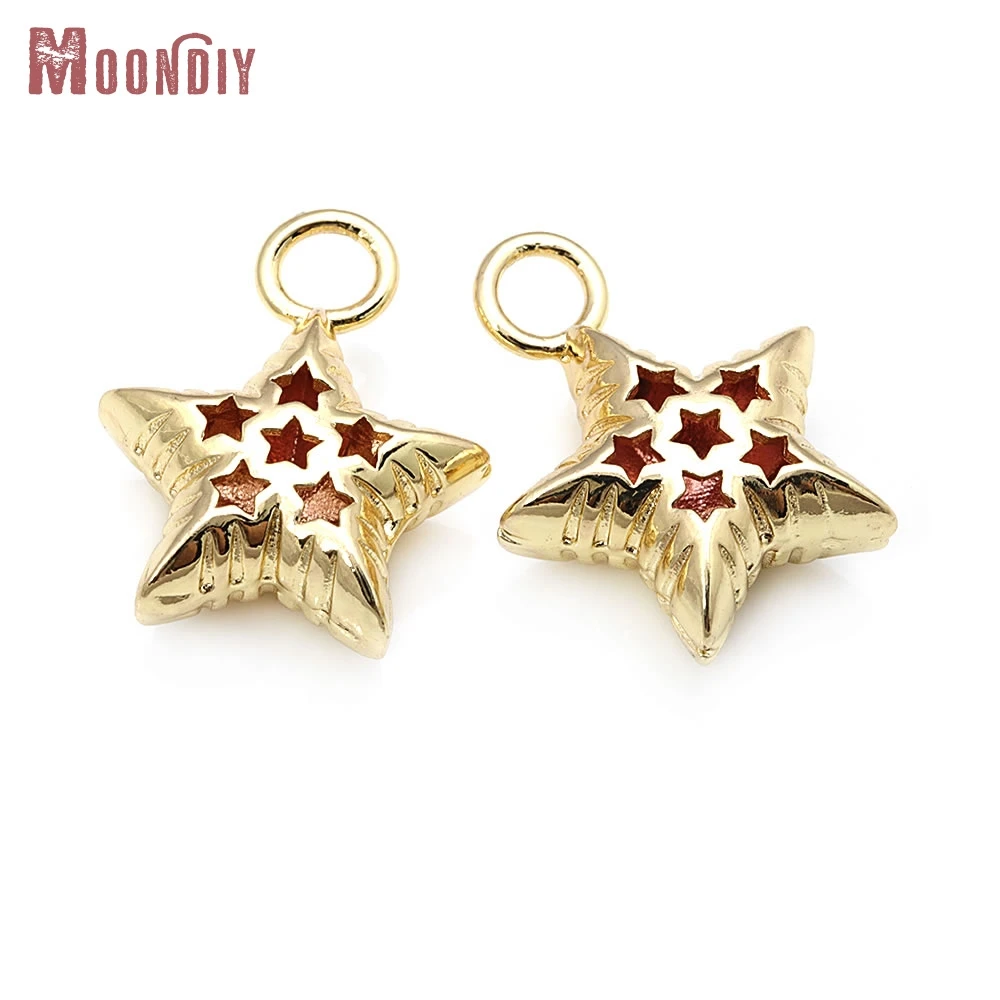 

Brass Hollow Charms Pendants High Quality Necklace Earrings Diy Accessories Jewellery Making Materials