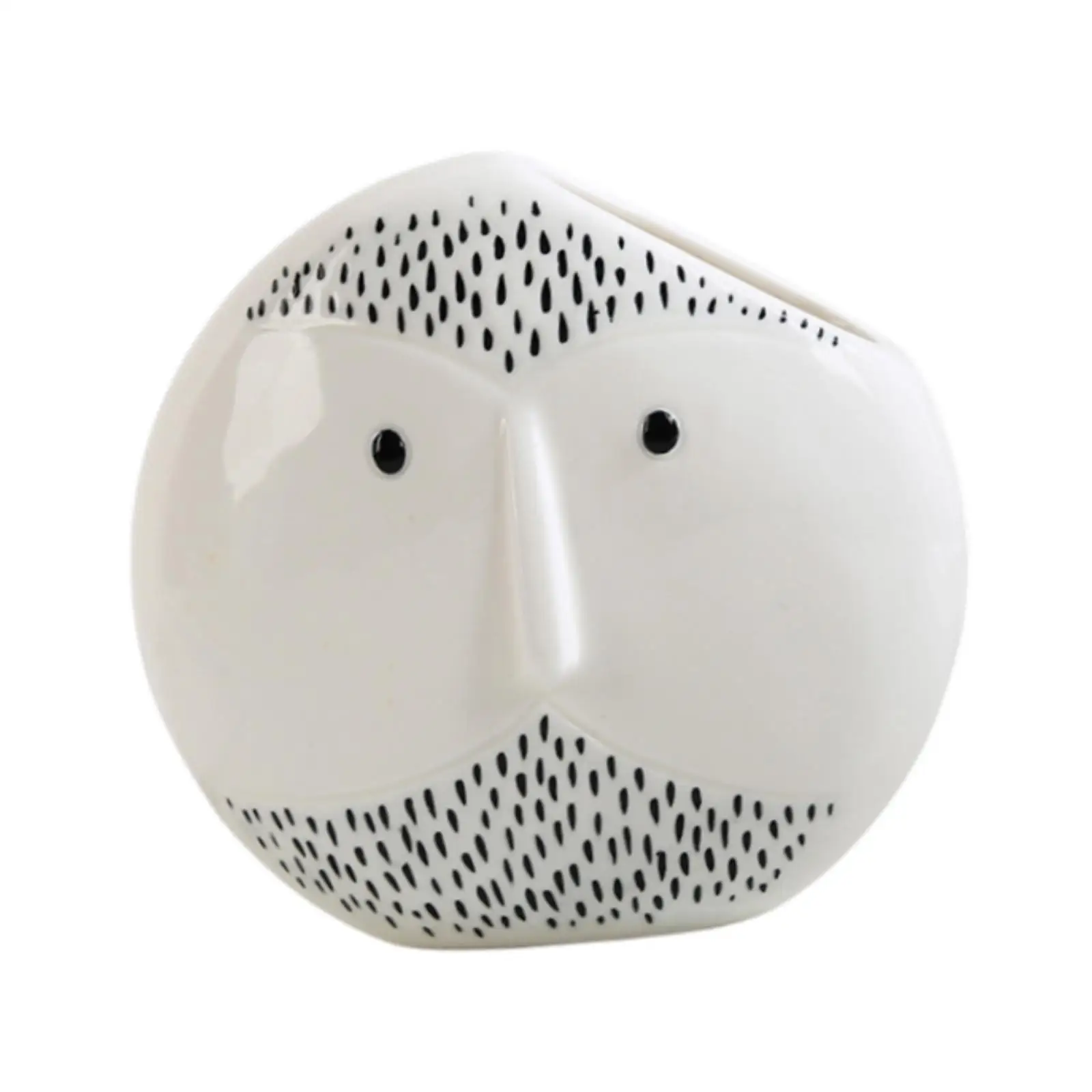 Human Face Shaped Vase Creative Elegant Modern Gift Collectible Ceramic Planter for Indoor Wedding Party Restaurant Desktop Home