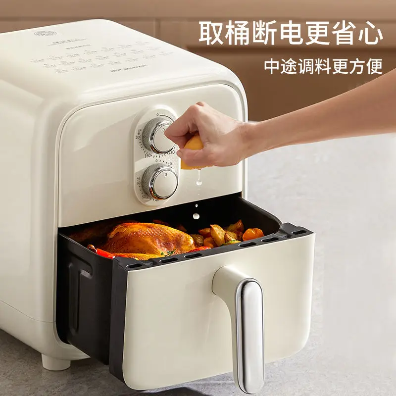 مقلاة هوائية منزلية جديدة ذكية أوتوماتيكية بالكامل متعددة الوظائف بدون قلاب خالية من الزيت سعة كبيرة 7 لتر