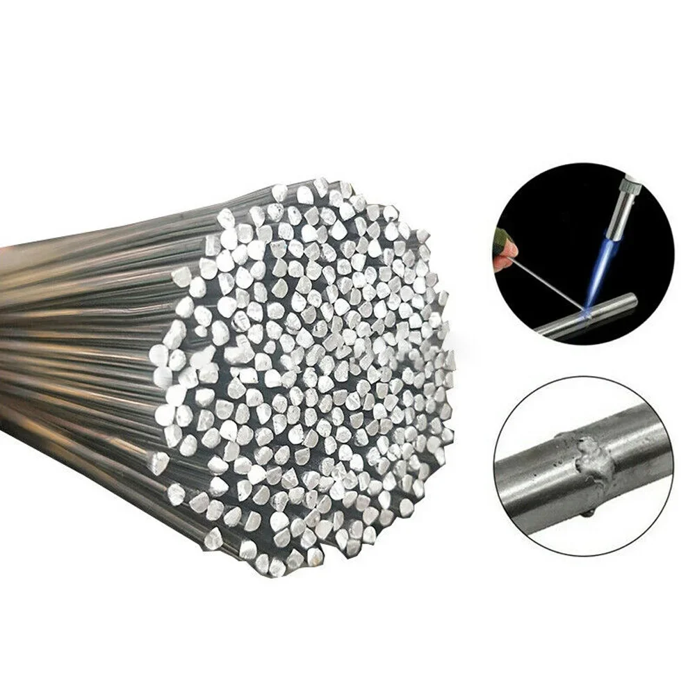 20pcs Aluminium Welding Rods Low Temperature Easy Melt Weld Bars Cored Wire 1.6mm Rod Solder For Soldering No Need Solder Powder