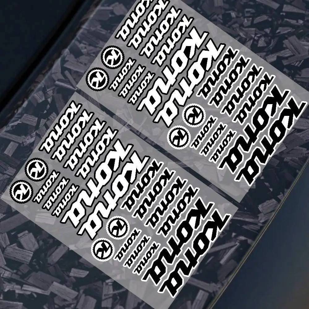 1PC Bike Motorcycle Car Locomotive Reflective Laser Sticker Styling Vinyl Decal Stickers Decoration FOR K-KONA LOGO