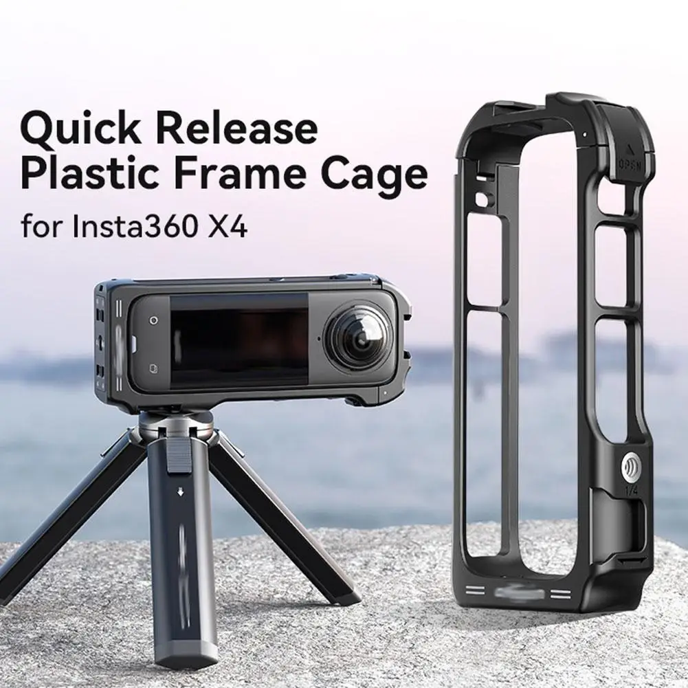 

FOR Insta360 X4 Quick Release Plastic Rabbit Cage Expansion Protection Frame Accessories Protective Frame Case For Insta360 X4