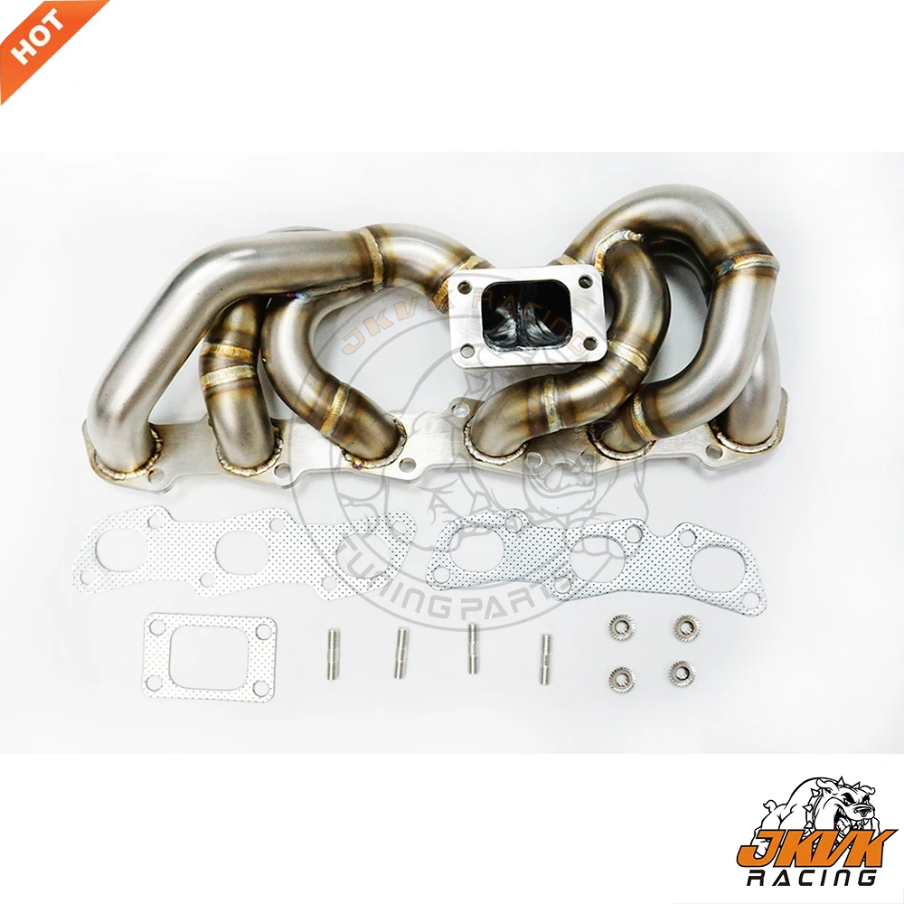 JKVK RACING Skyline R32 R33  R34 RB20 RB25 RB20DET RB25DET Low Mount T3 Turbo Header Exhaust Manifold