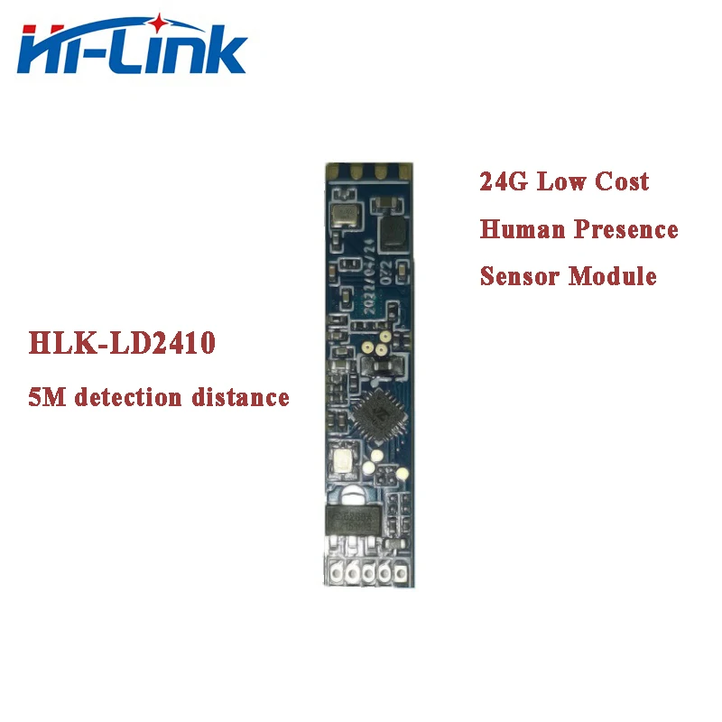 2pcs 24G HLK-LD2410 mmWave 인간의 모션 레이더 센서 모듈 무료 배송