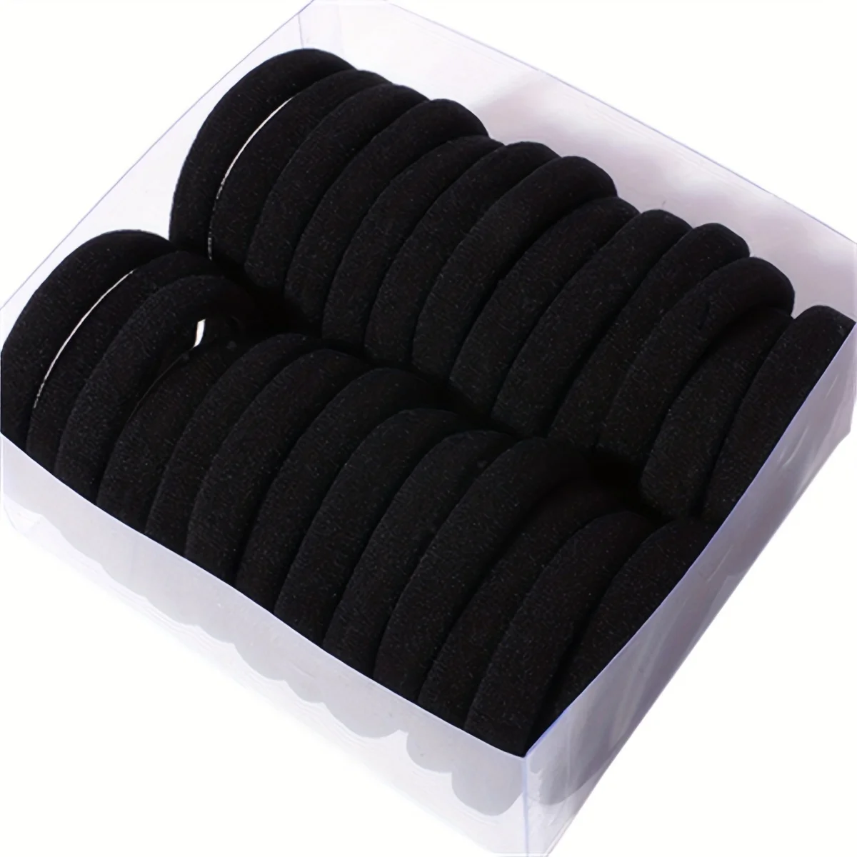 50pcs Black Hair Rope Simple Elastic Hair Band Hair Accessories For women Ideal choice for Gifts haarband kind  rubber bands