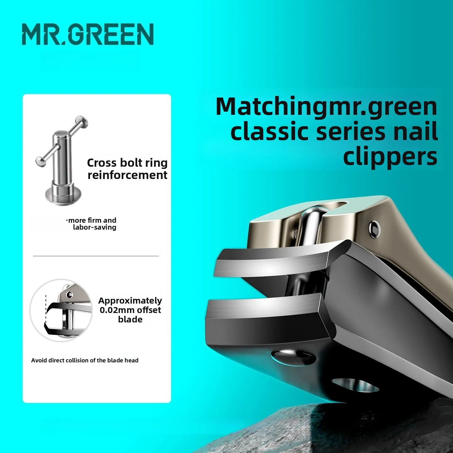 MR.GREEN Portable Manicure Set Pedicure kit Stainless Steel Nail Clippers Tool Travel Grooming Case Gift Box Nail Scissors set