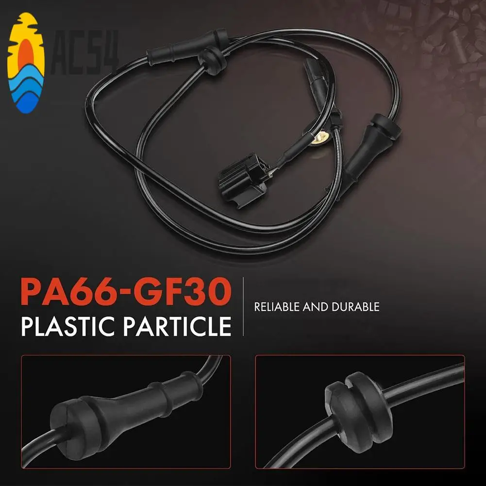 AC54-4Pcs 2 pinos dianteiro & traseiro abs sensor de velocidade da roda para nissan quest 2011 2012 3.5l 7900-1ad0a, 47900-1ad0b