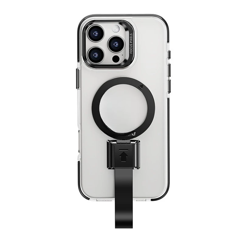 

removable strap magnetic suction ring mobile phone case, airbag all-inclusive anti-drop mobile phone case